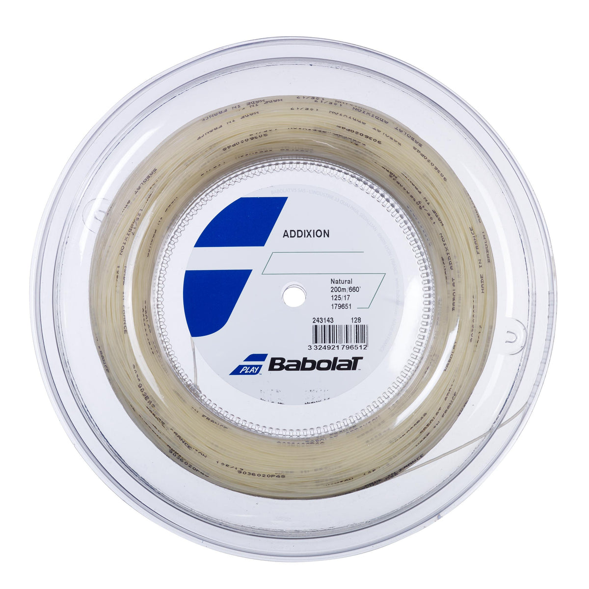 Babolat Addixion Saitenrolle 200m-Nude