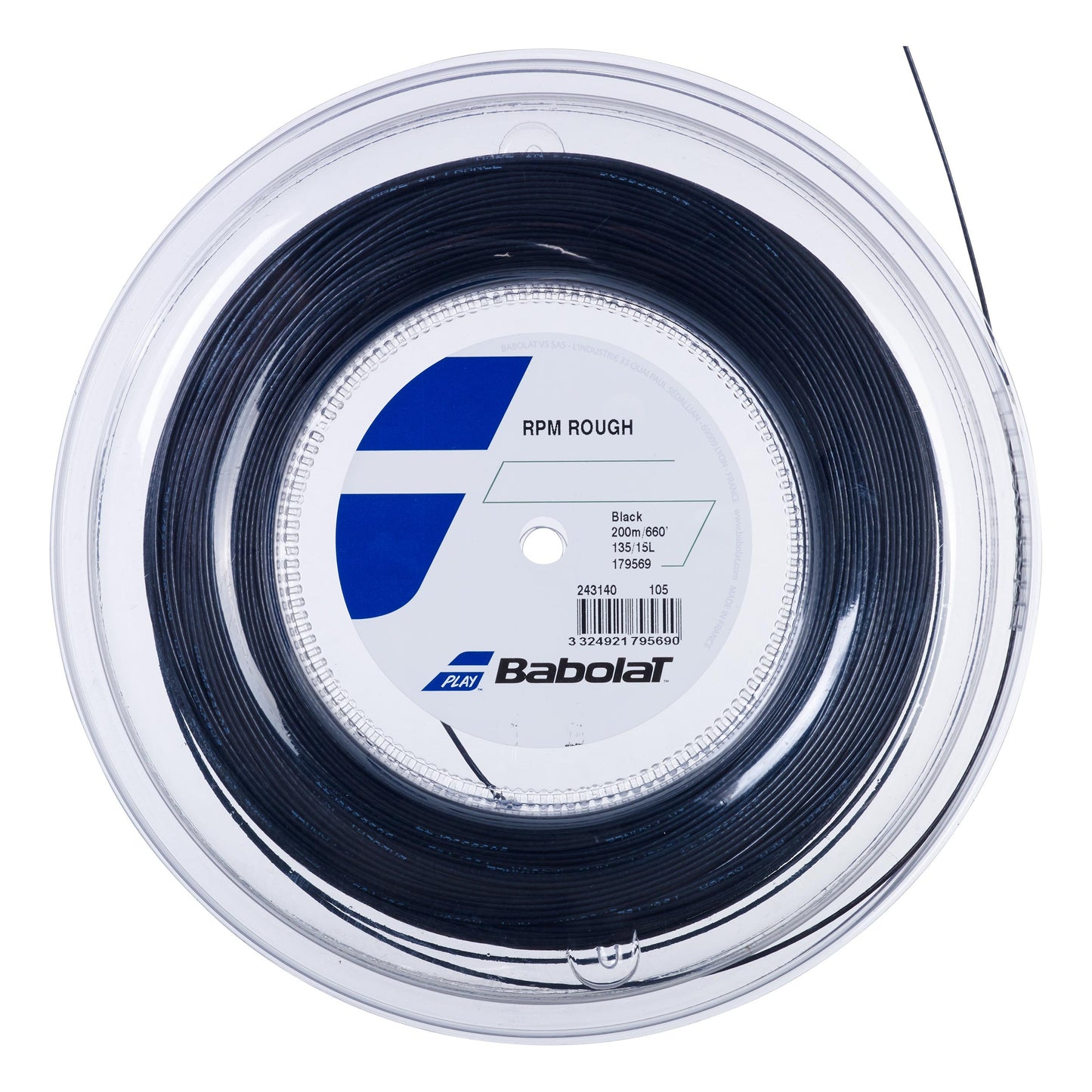 Babolat RPM Blast Rough Saitenrolle 200m - schwarz