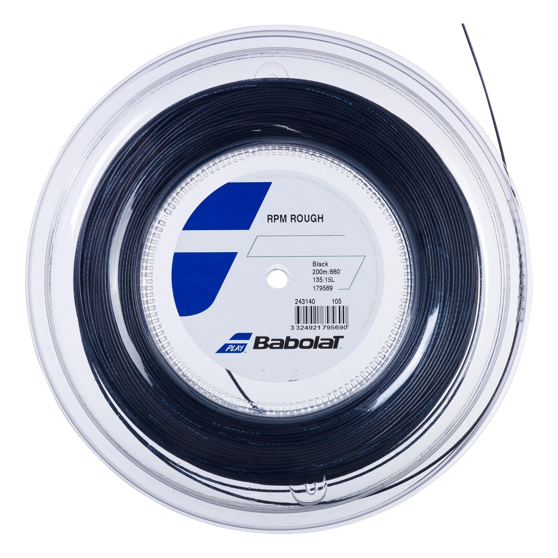 Babolat RPM Blast Rough Saitenrolle 200m - schwarz