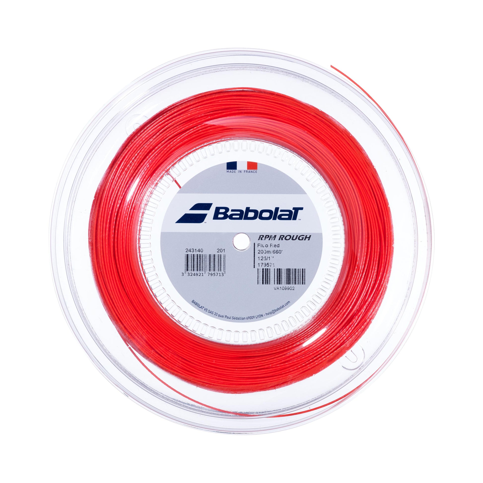 Babolat RPM Blast Rough Saitenrolle 200m-Rot