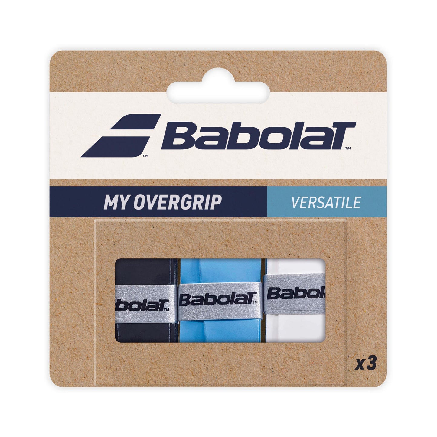 Babolat My Overgrip 3er Pack - schwarz, weiß