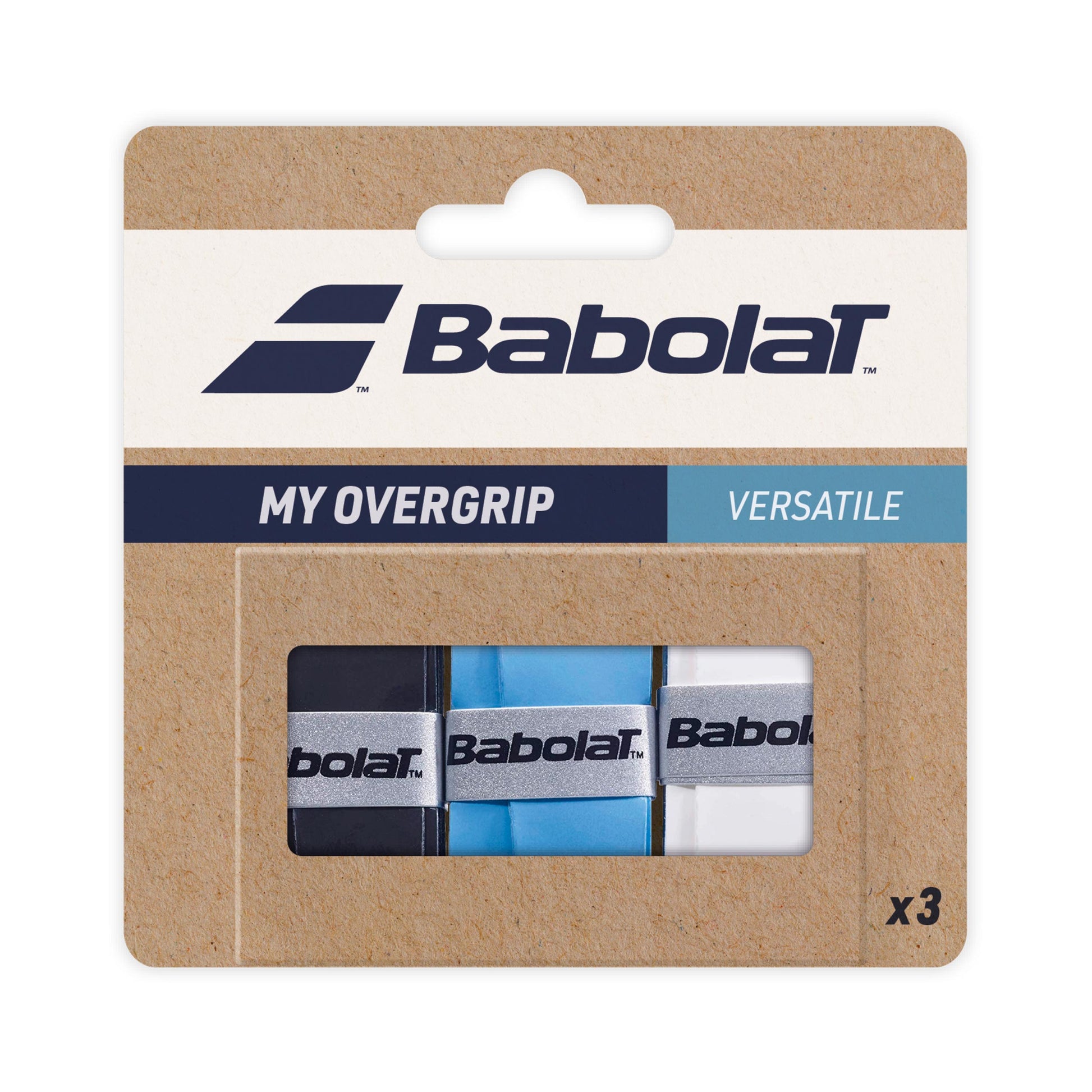 Babolat My Overgrip 3er Pack - schwarz, weiß