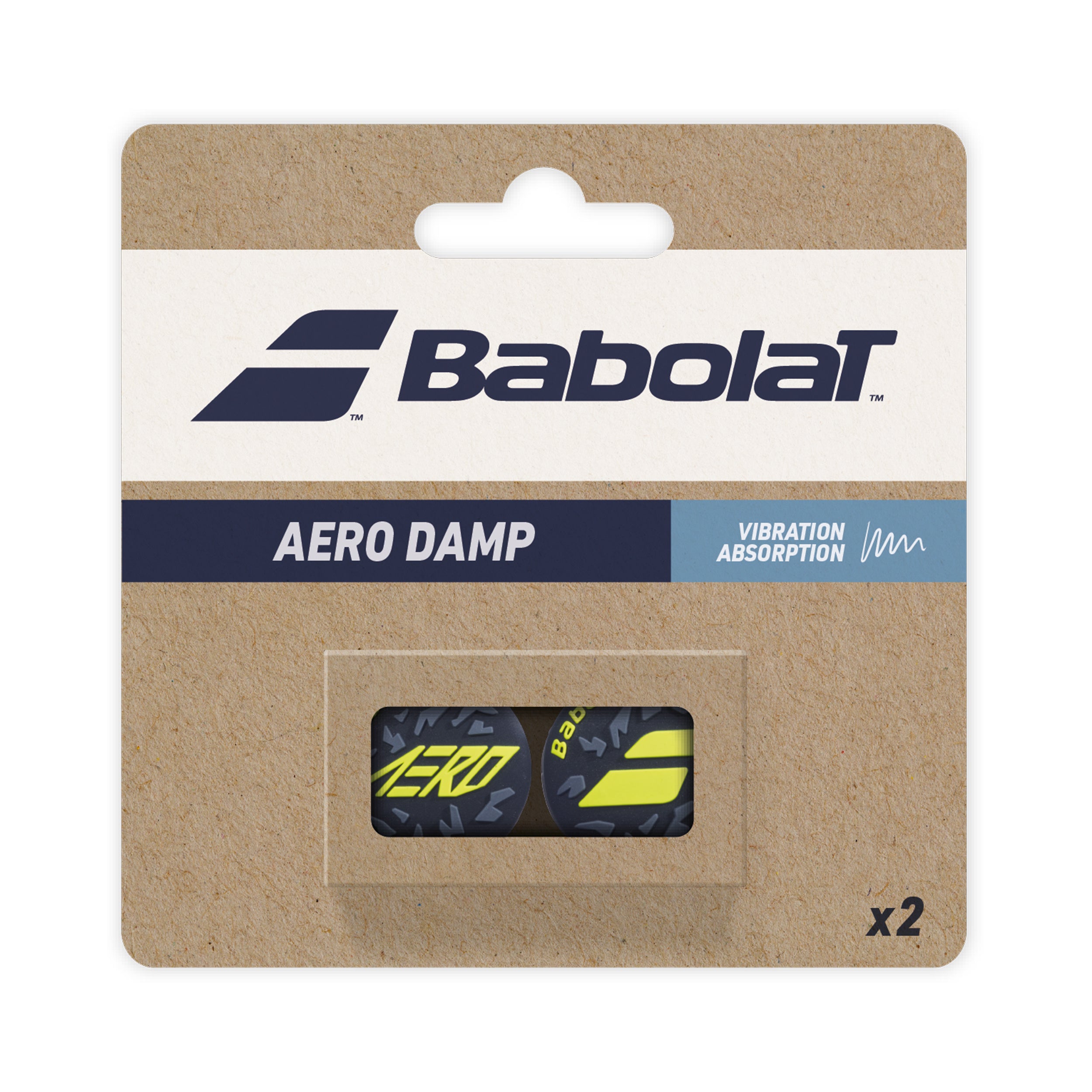 Babolat Aero Damp Dämpfer 2er Pack-Schwarz