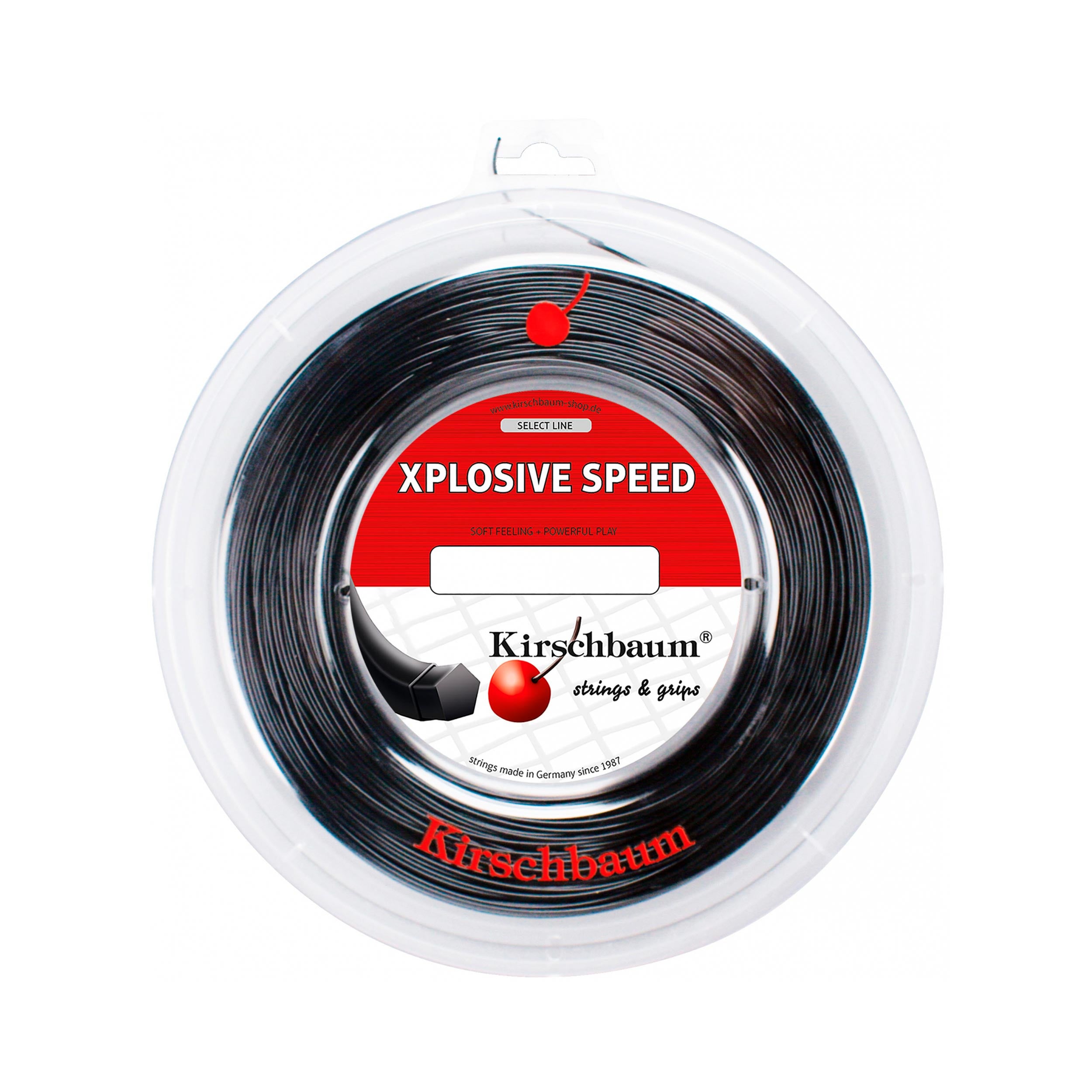 Kirschbaum Xplosive Speed Saitenrolle 200m-Schwarz