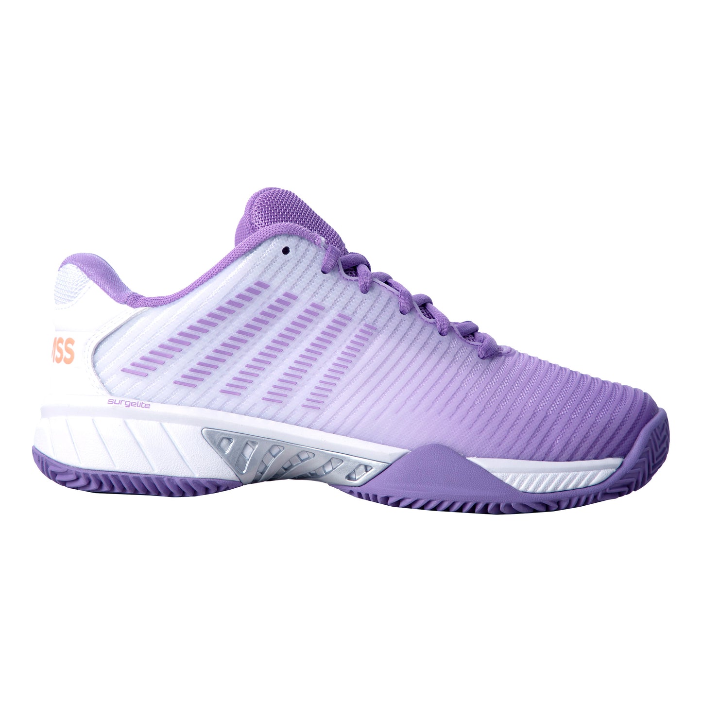 K-Swiss Hypercourt Express 2 Sandplatzschuh Special Edition Damen - lila, weiß