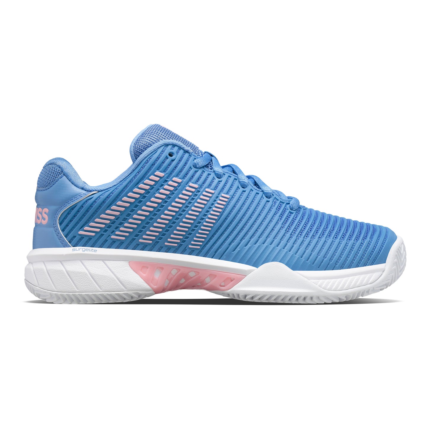 K-Swiss Hypercourt Express 2 Sandplatzschuh Special Edition Damen - blau, rosa