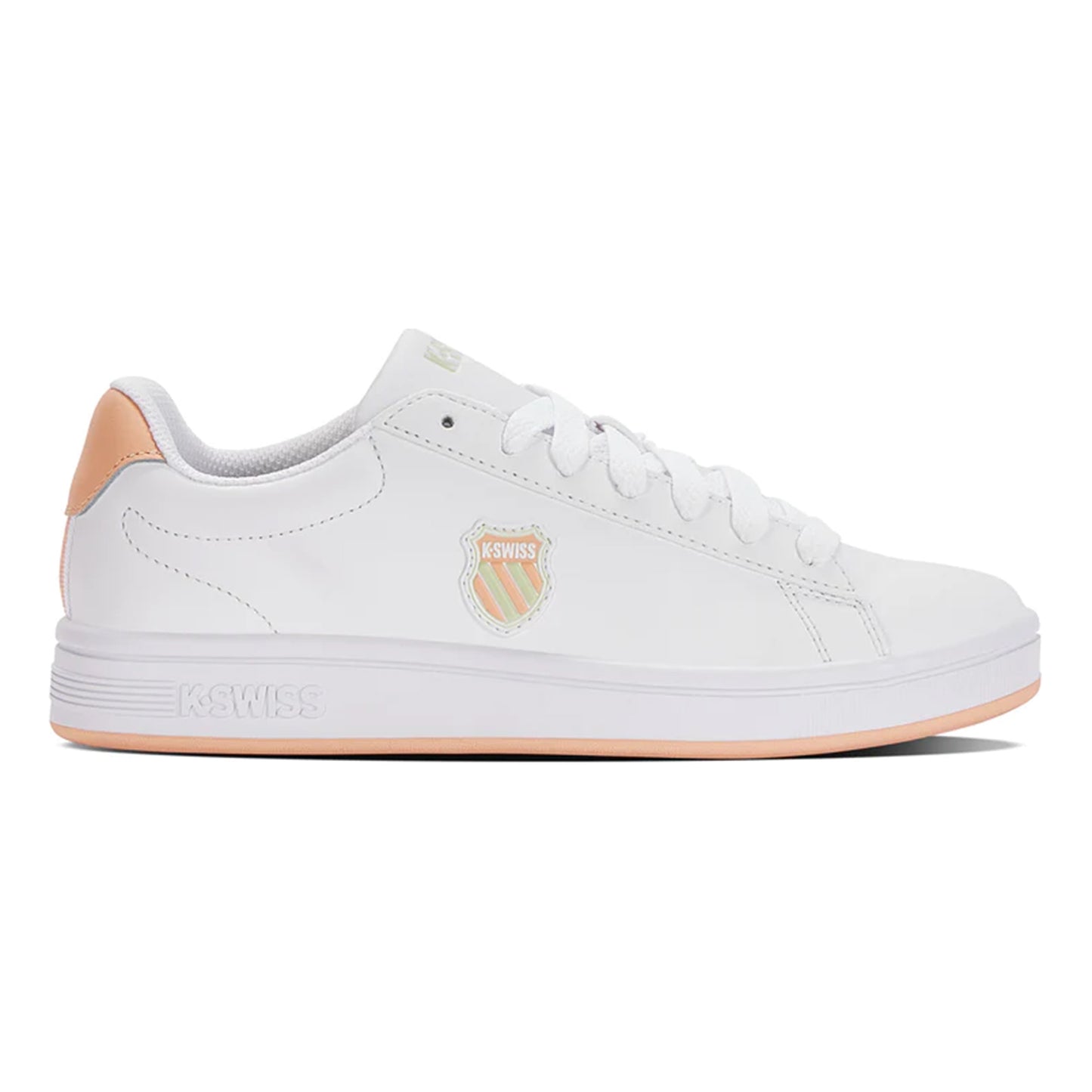 K-Swiss Court Shield Sneaker Damen - weiß, apricot