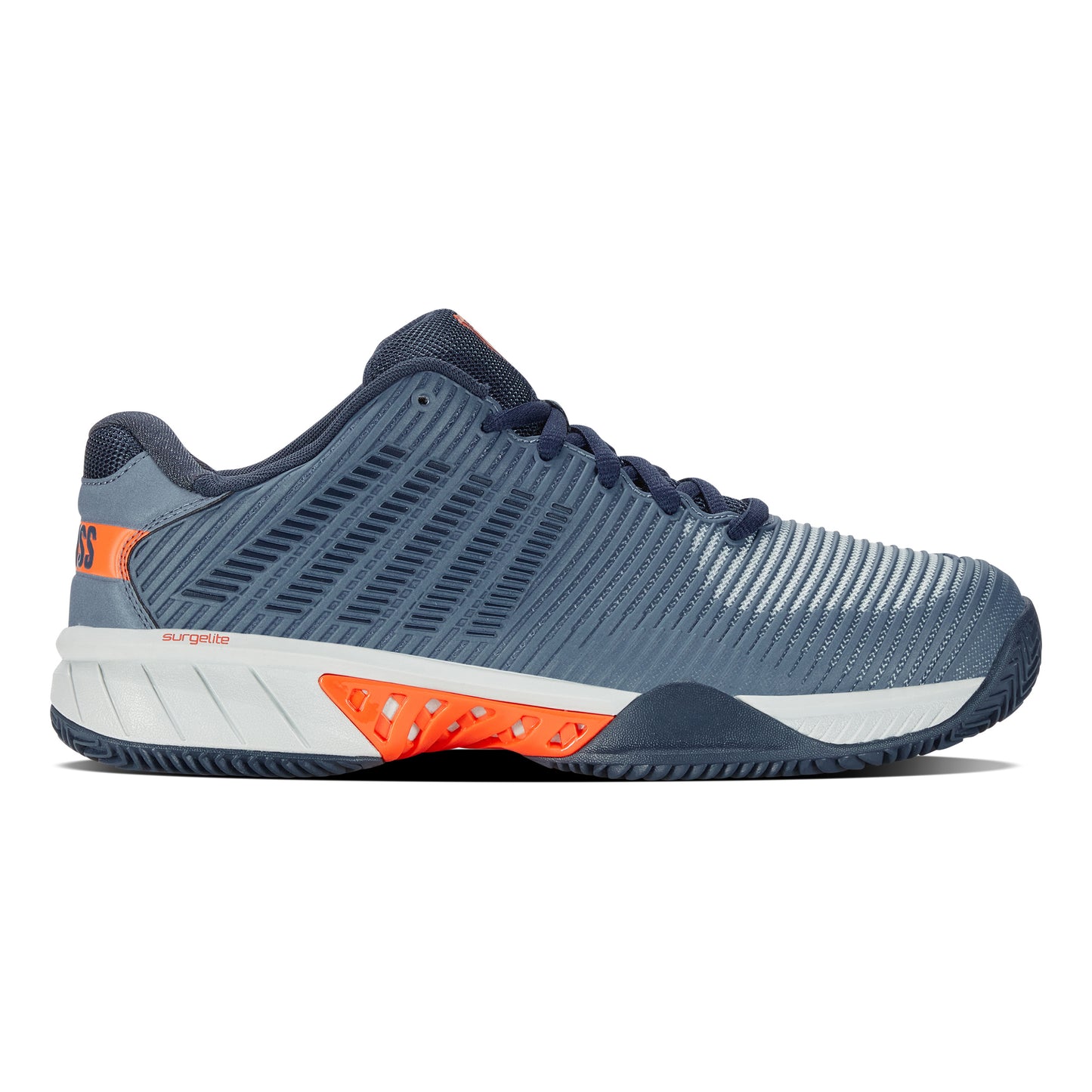 K-Swiss Hypercourt Express 2 Sandplatzschuh Herren - blaugrau, orange
