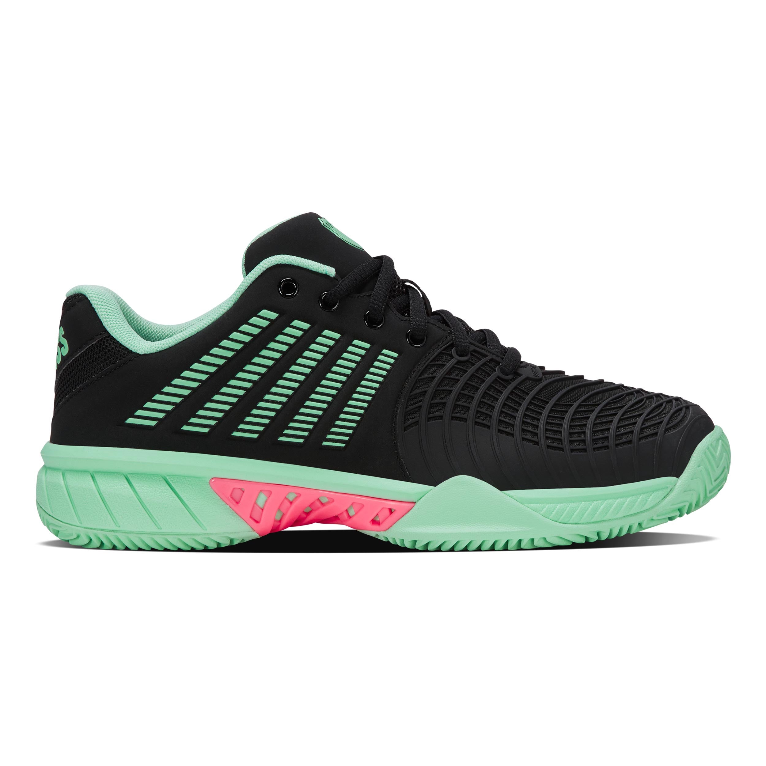 K-Swiss Express Light 3 Sandplatzschuh Damen - schwarz, mint