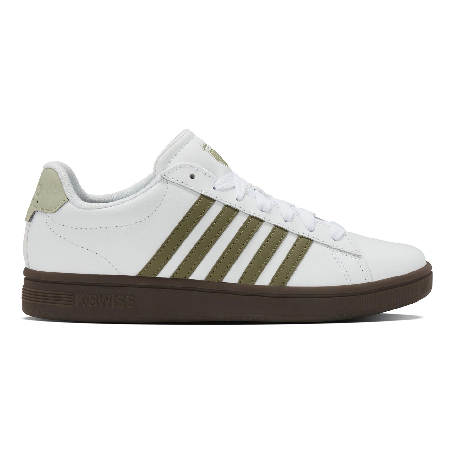 K-Swiss Court Tiebreak II Sneaker Herren-Weiß,Oliv