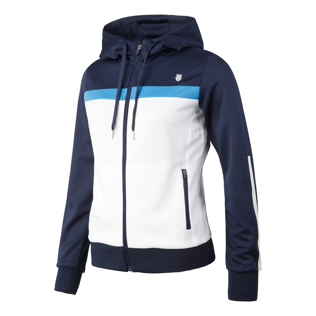 K-Swiss Core Team Tracksuit Trainingsjacke Damen - dunkelblau, weiß