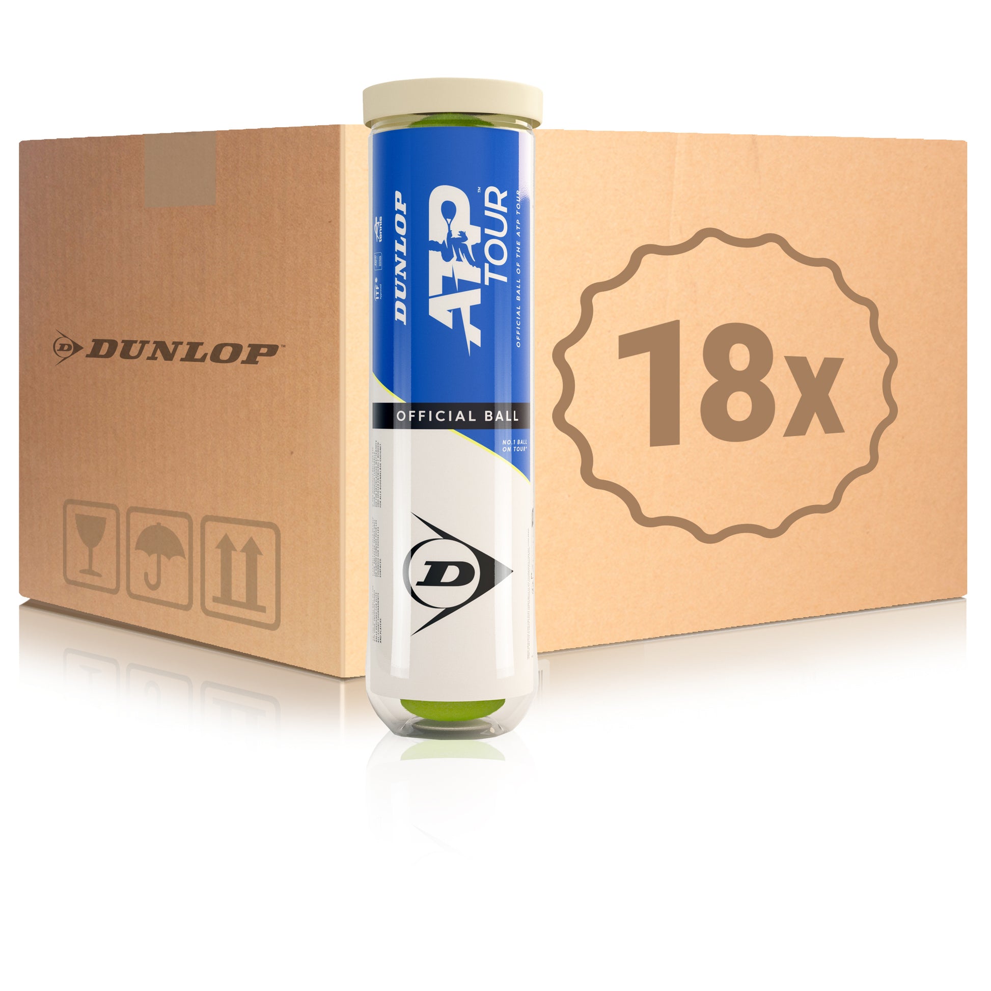 Dunlop 18x 4er Dose ATP im Karton