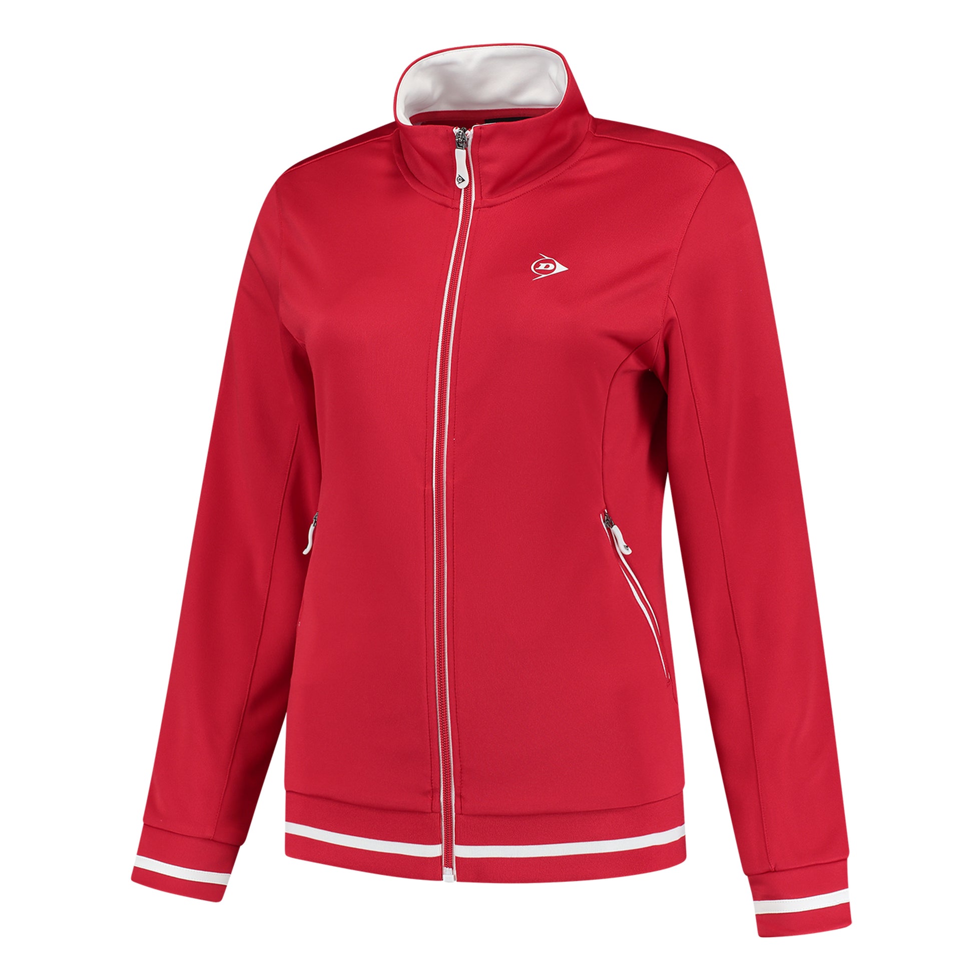 Dunlop Knitted Trainingsjacke Damen-Rot
