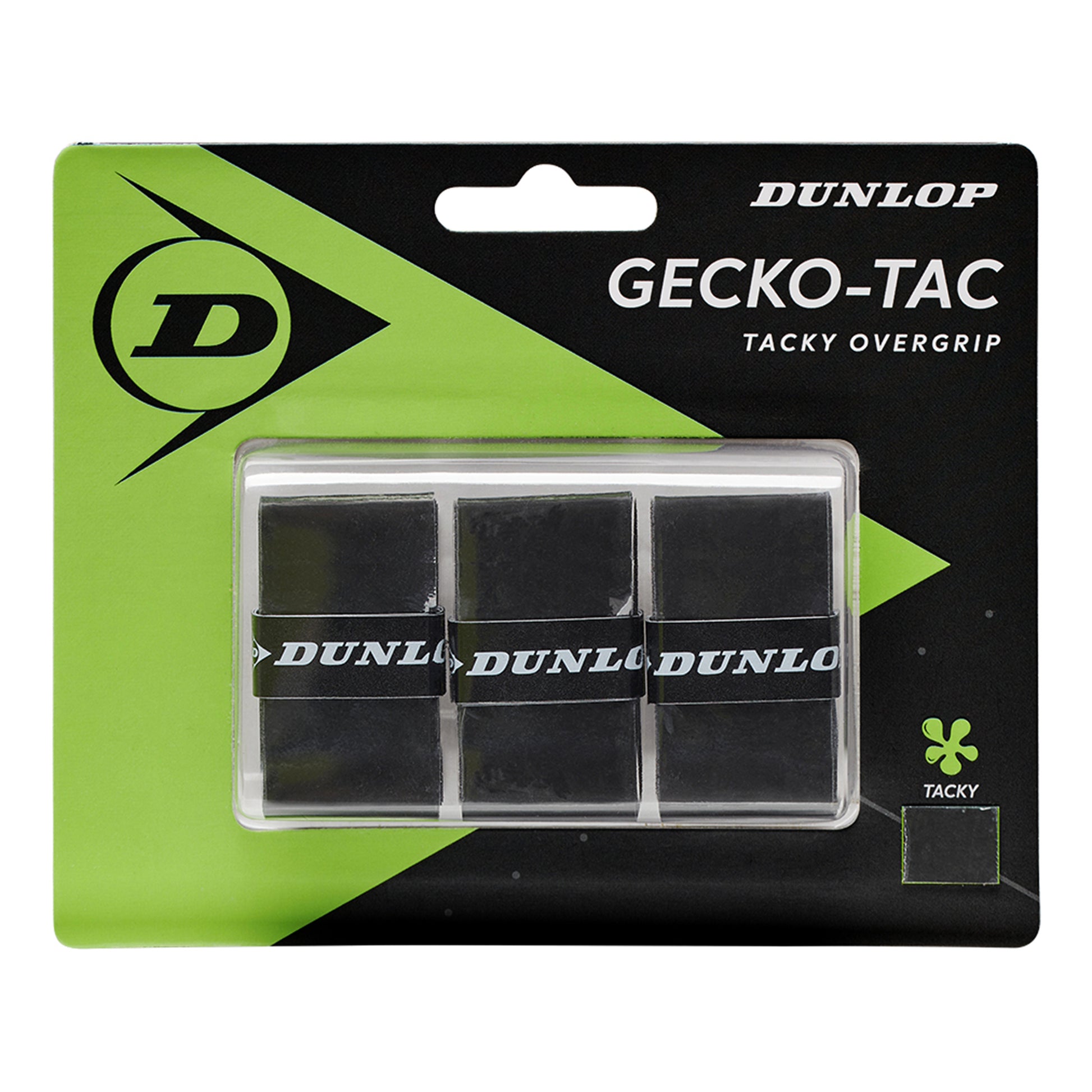Dunlop Gecko-Tac 3er Pack-Schwarz