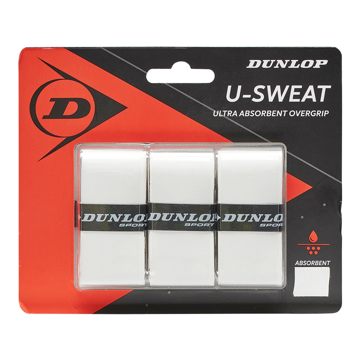Dunlop U-Sweat 3er Pack-Weiß