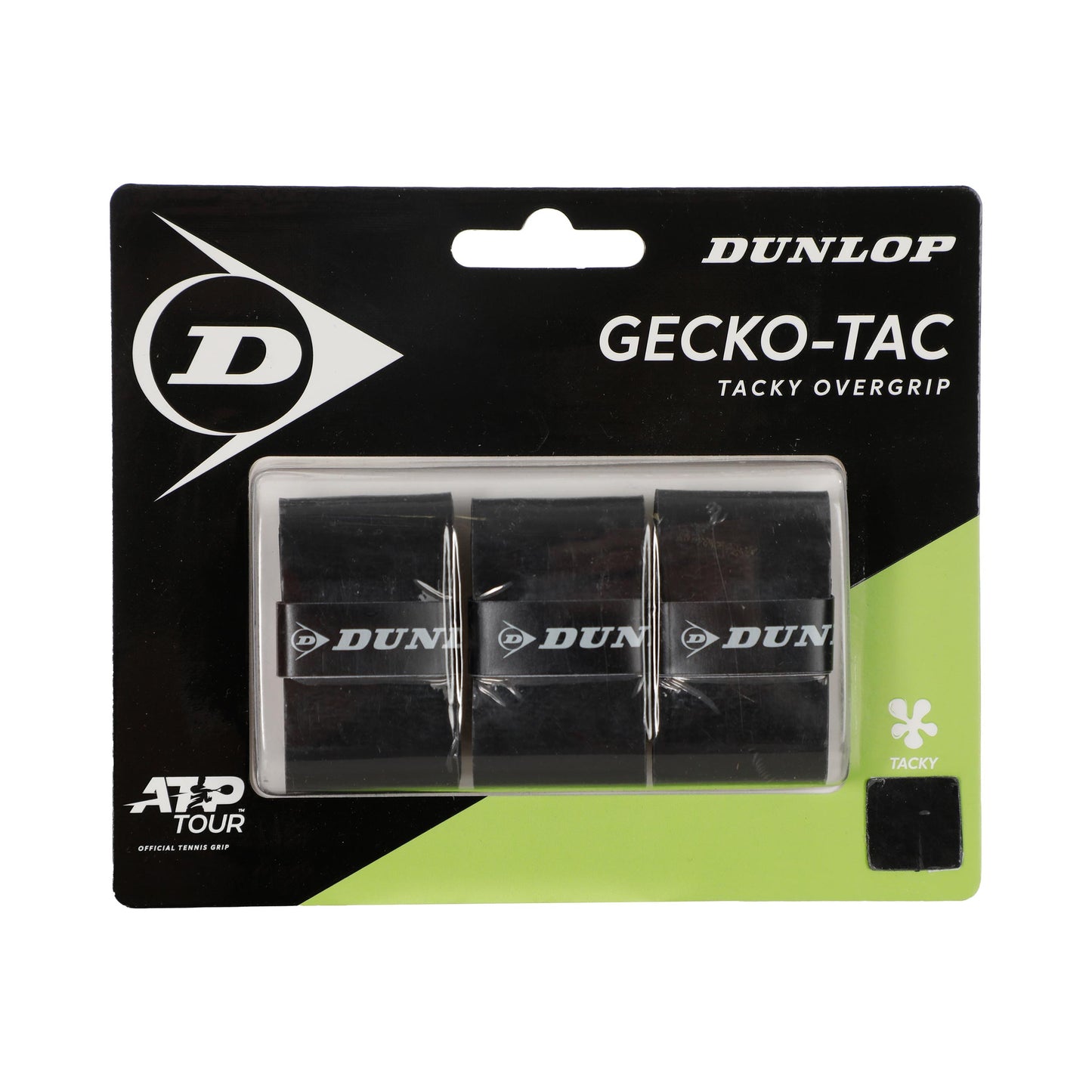 Dunlop Gecko-Tac 3er Pack - schwarz