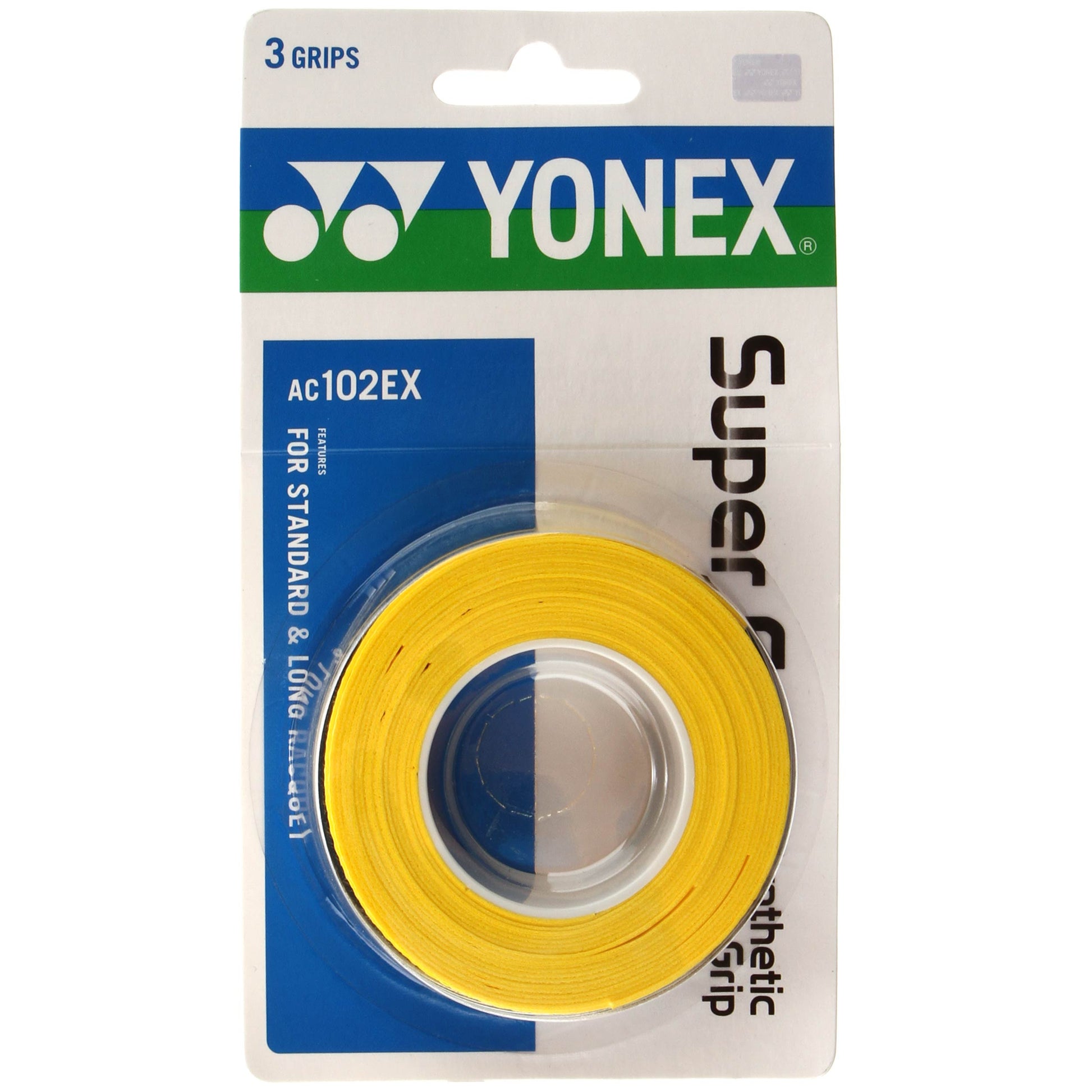 Yonex Super Grap 3er Pack - gelb