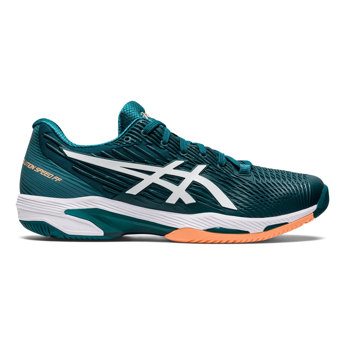 ASICS Solution Speed FF 2 Allcourtschuh Herren - petrol, weiß