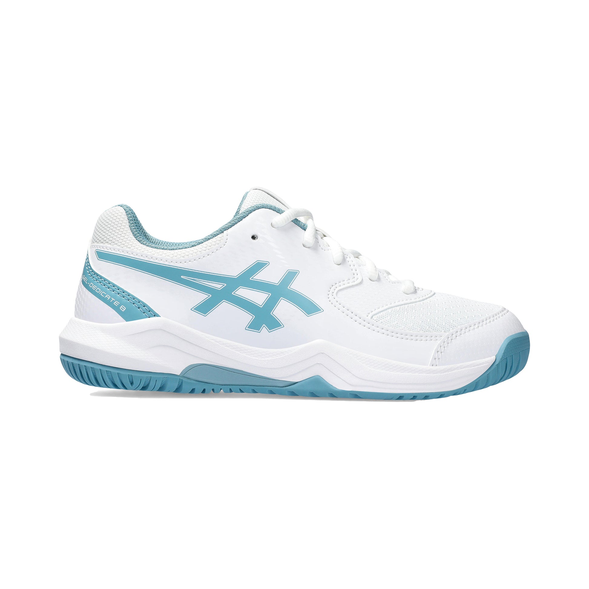 ASICS GEL-DEDICATE 8 GS Allcourtschuh Kinder-weiß, türkis