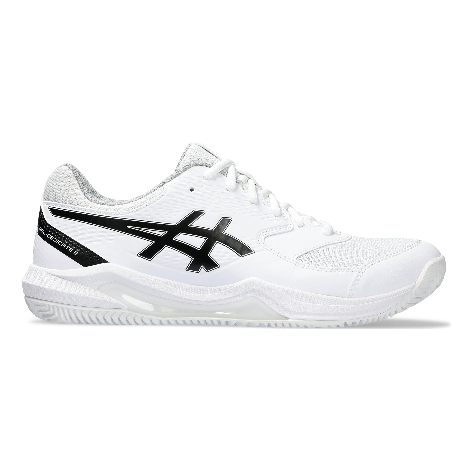 ASICS Gel-Dedicate 8 Sandplatzschuh Herren-Weiß,Schwarz