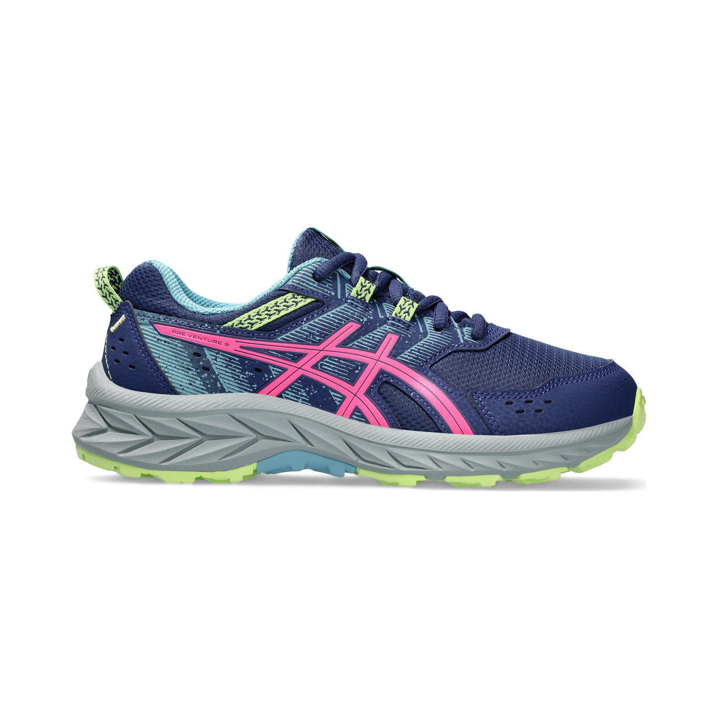 ASICS Pre-Venture 9 GS Trailschuh Kinder - dunkelblau, pink
