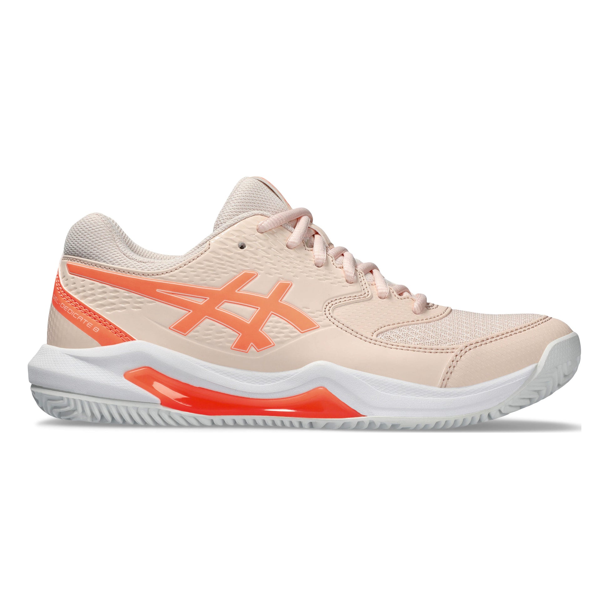 ASICS Gel-Dedicate 8 Sandplatzschuh Damen - apricot, koralle
