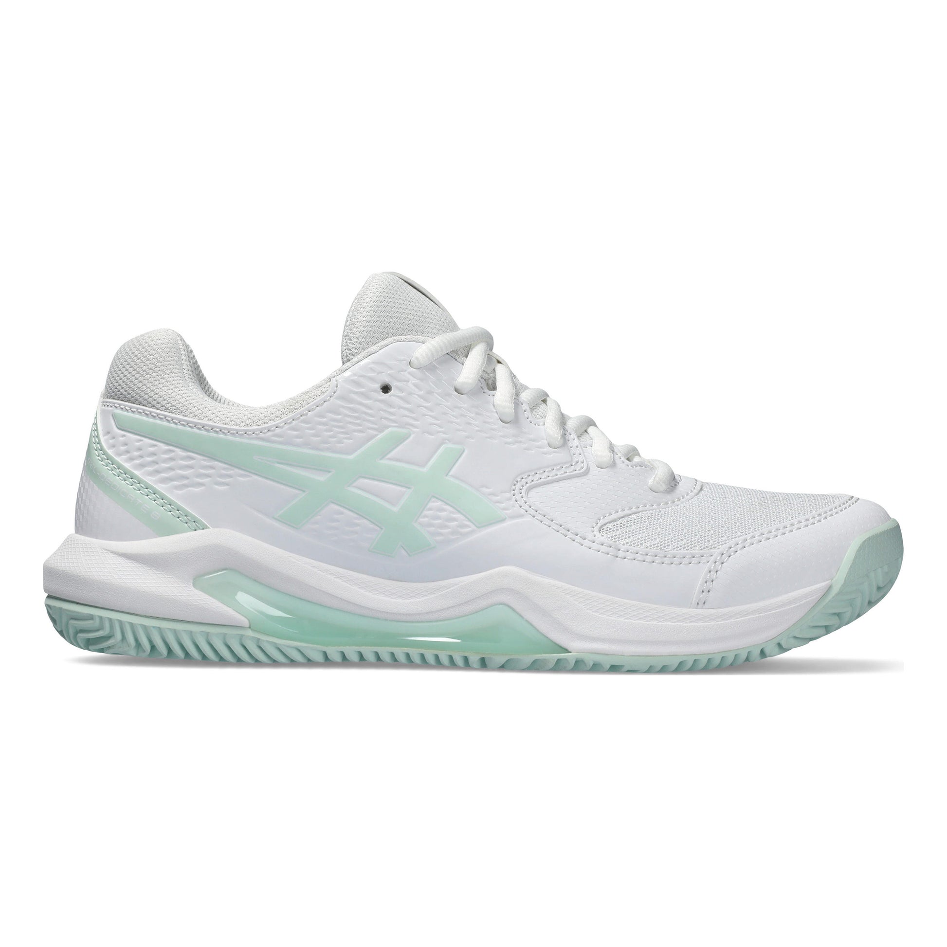 ASICS Gel-Dedicate 8 Sandplatzschuh Damen - weiß, mint