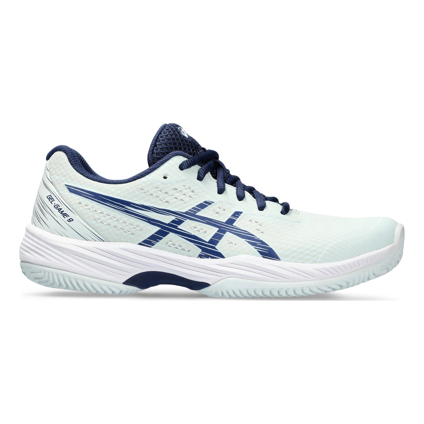 ASICS Gel-Game 9 Sandplatzschuh Damen - mint, dunkelblau