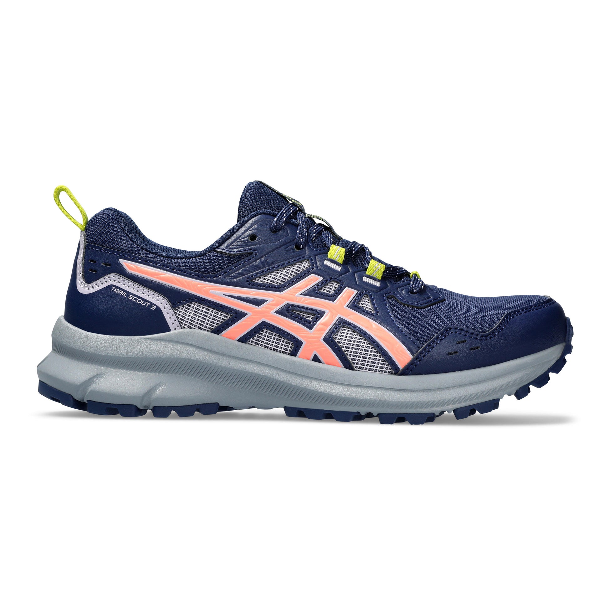 ASICS Trail Scout 3 Trailschuh Damen - dunkelblau, koralle