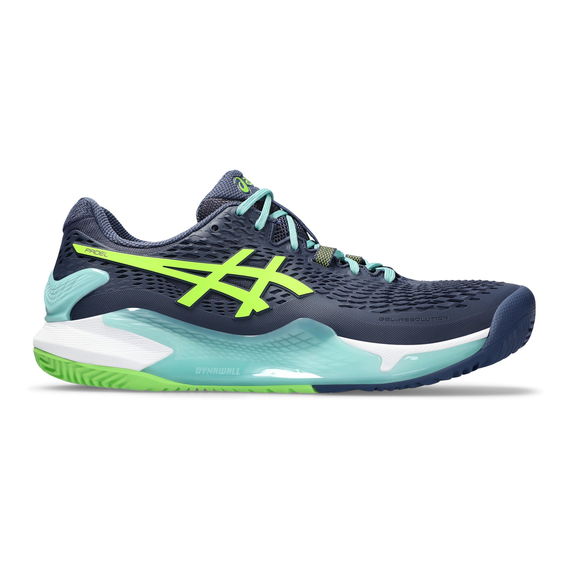 ASICS Gel-Resolution 9 Padelschuh Herren - dunkelblau, türkis