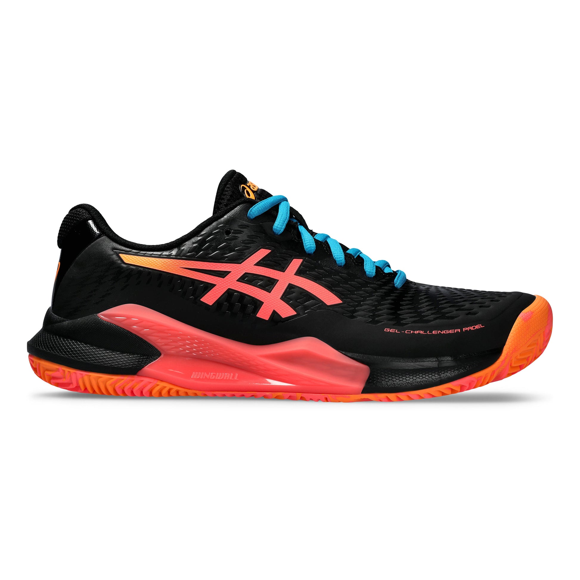 ASICS Gel-Challenger 14 Padelschuh Herren - schwarz, koralle