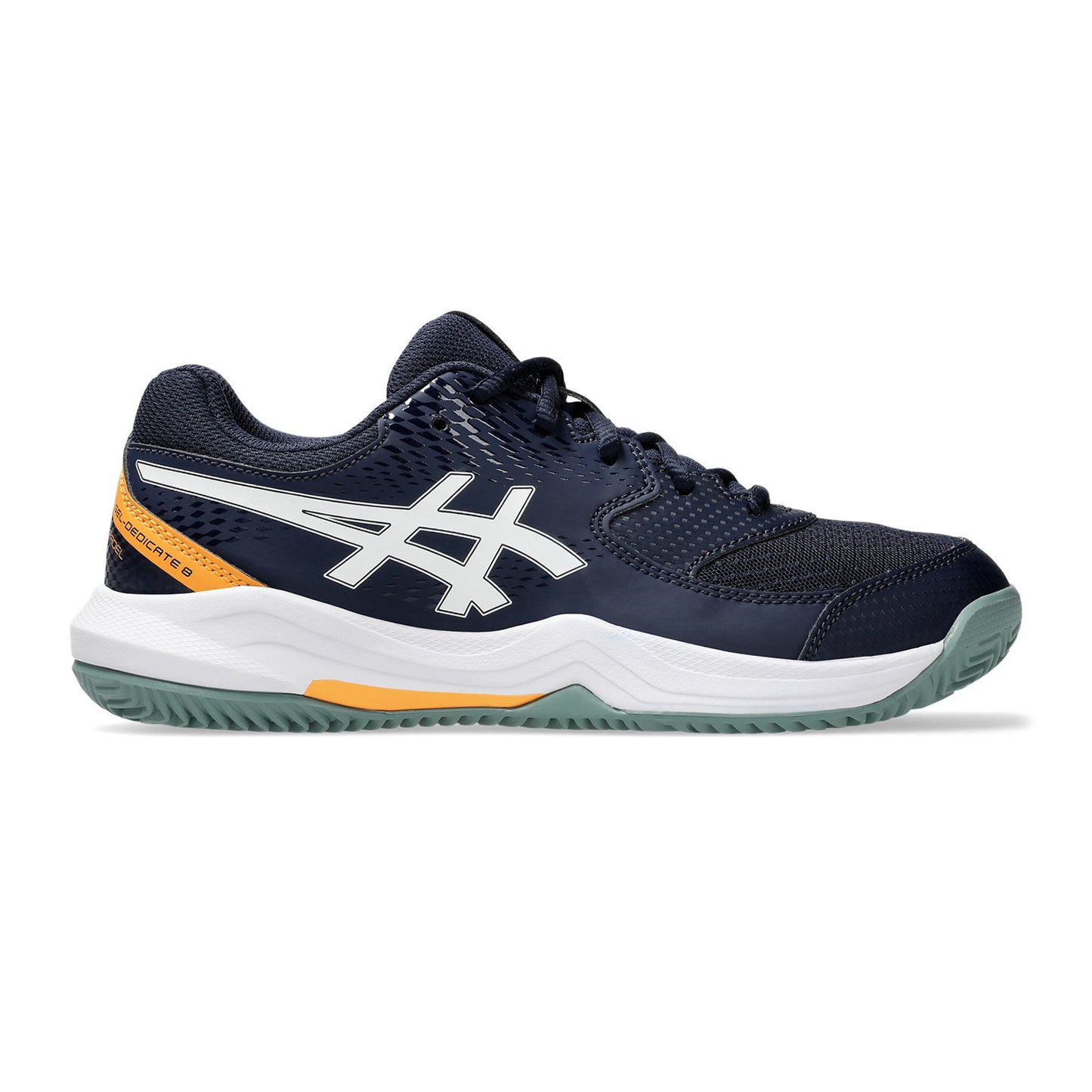 ASICS GEL-DEDICATE 8 PADEL GS Padelschuh Kinder-dunkelblau, weiß