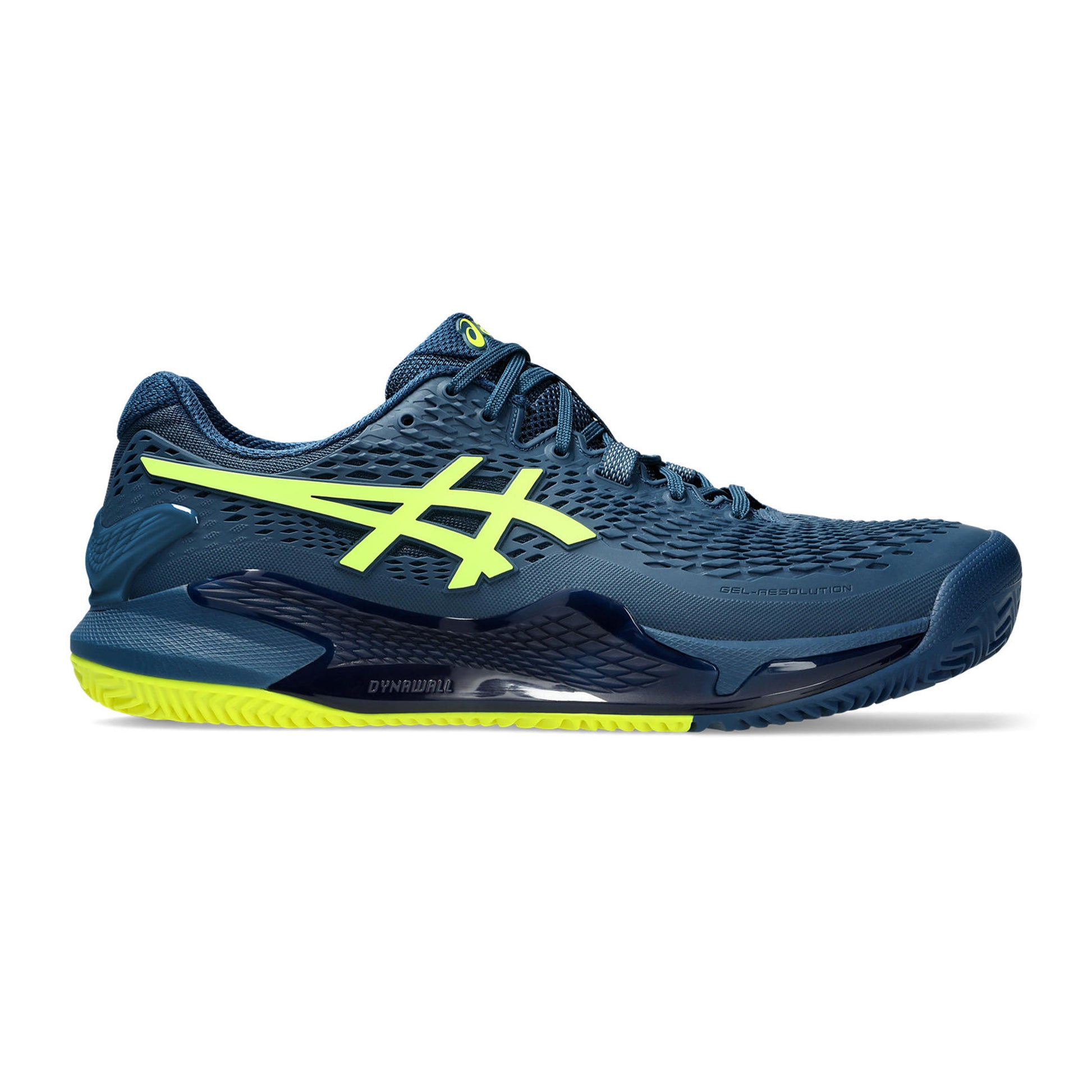 ASICS Gel-Resolution 9 Sandplatzschuh Herren - blau, gelb