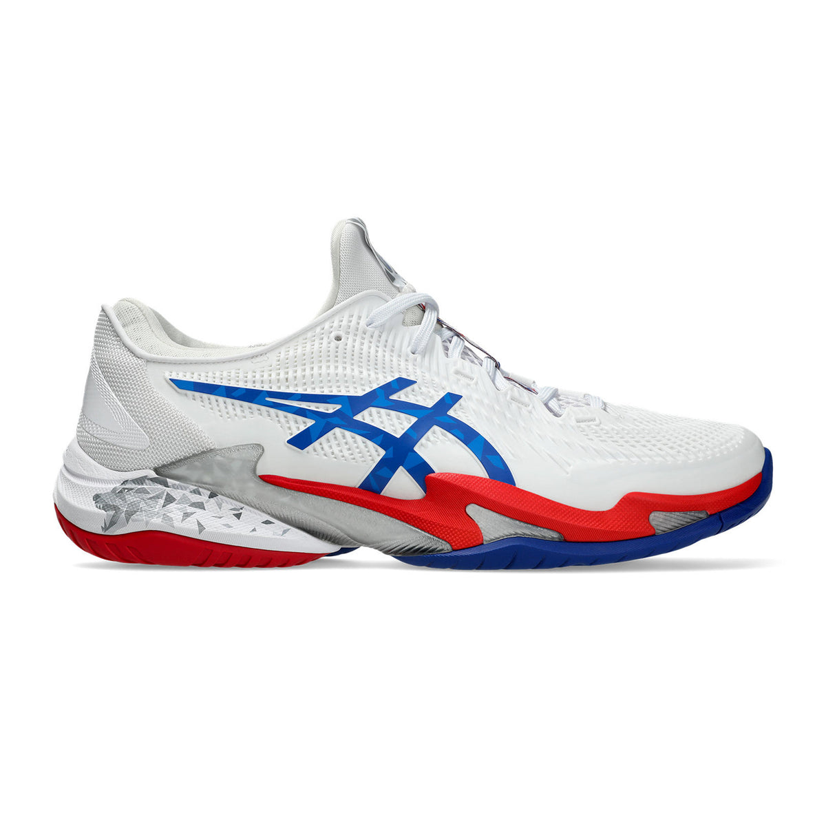 ASICS Court FF 3 Novak Allcourtschuh Herren - weiß, blau