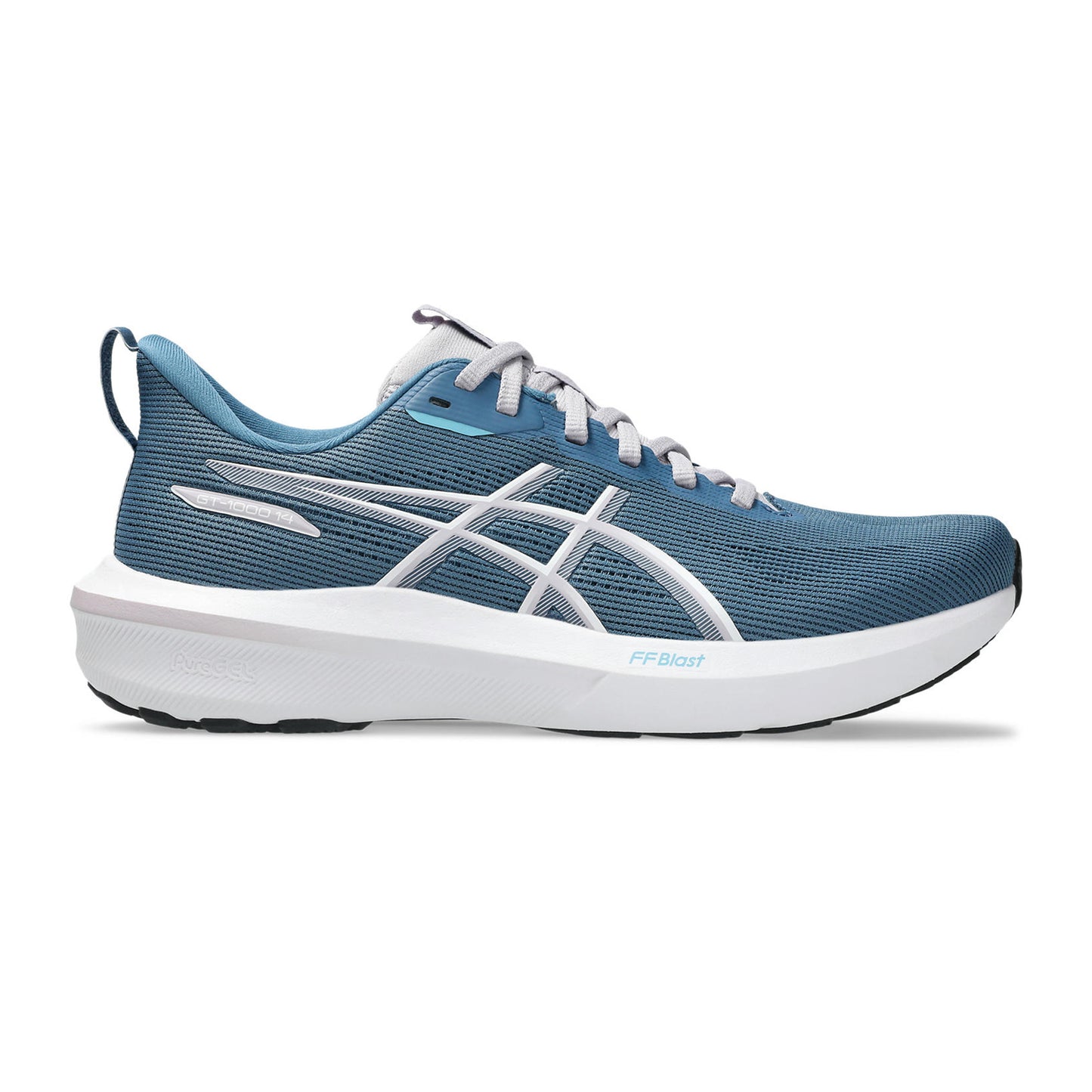 ASICS GT-1000 14 Stabilitätsschuh Damen - blaugrau, weiß