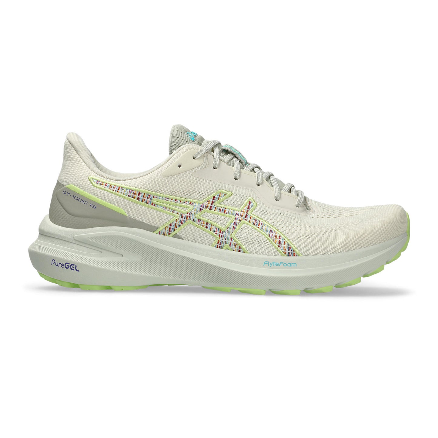 ASICS GT-1000 13 TR Stabilitätsschuh Herren-Beige,Limette