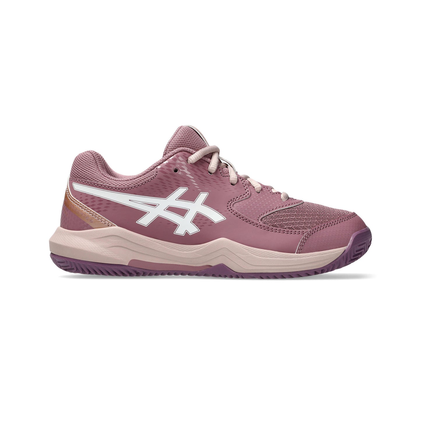 ASICS GEL-DEDICATE 8 PADEL GS Padelschuh Kinder-lila, weiß
