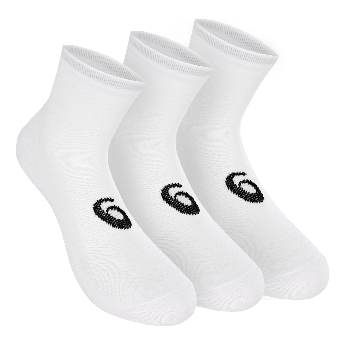 ASICS Quarter Sportsocken 3er Pack-Weiß,Schwarz