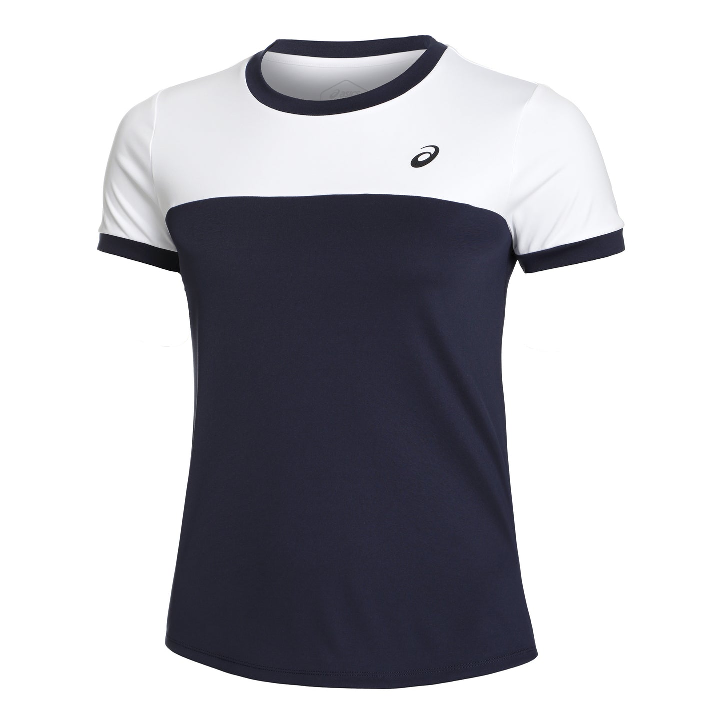 ASICS Court T-Shirt Damen - dunkelblau, weiß