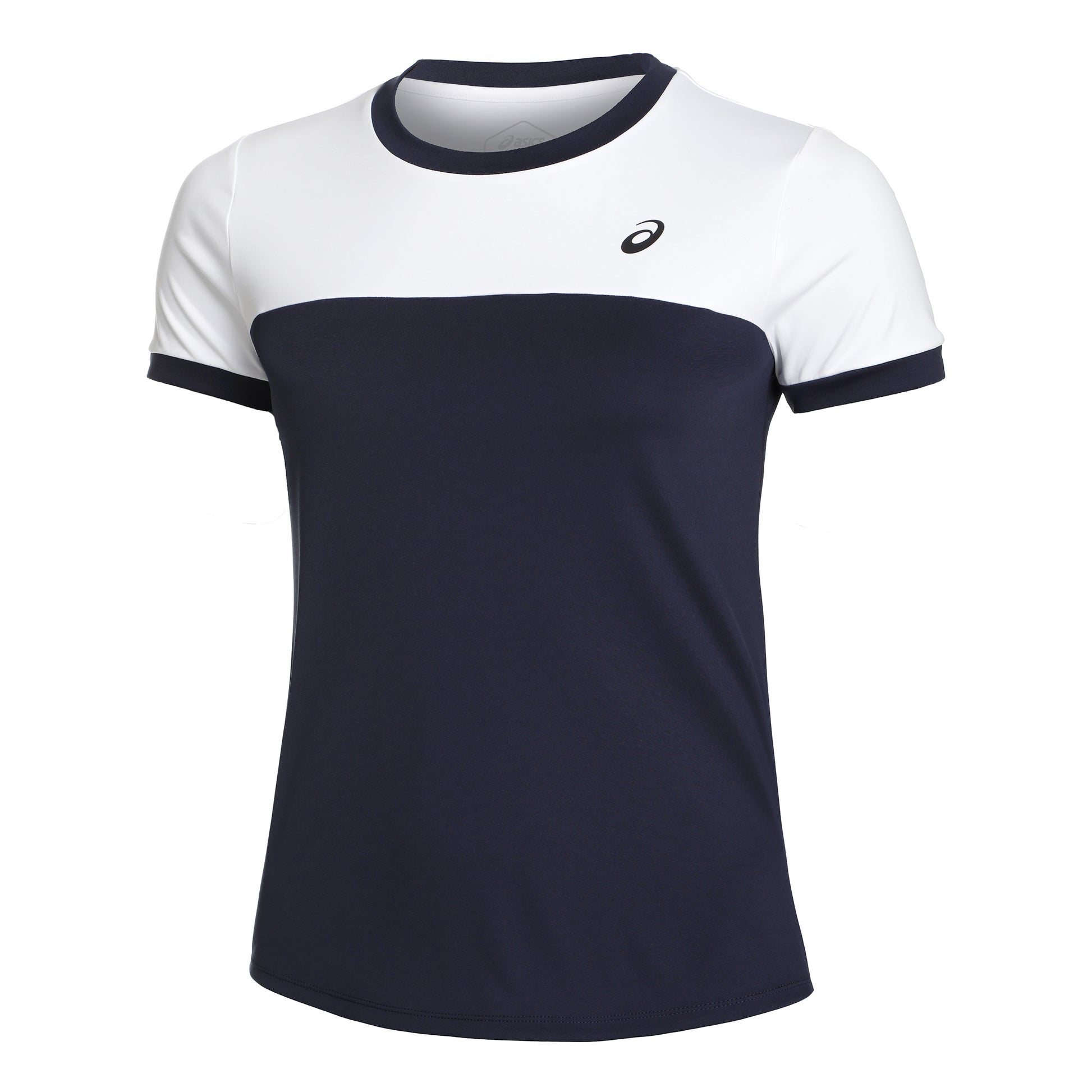 ASICS Court T-Shirt Damen - dunkelblau, weiß
