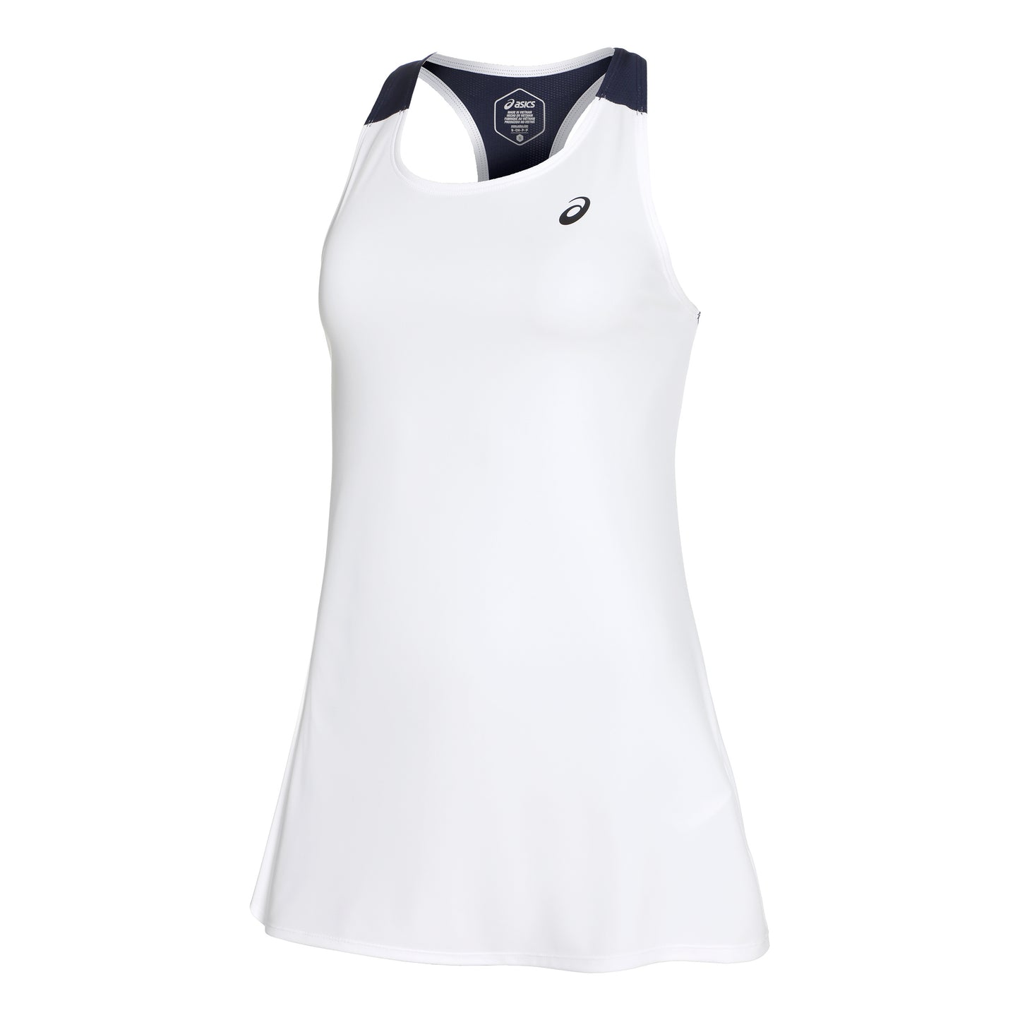 ASICS Court Kleid Damen - weiß, dunkelblau