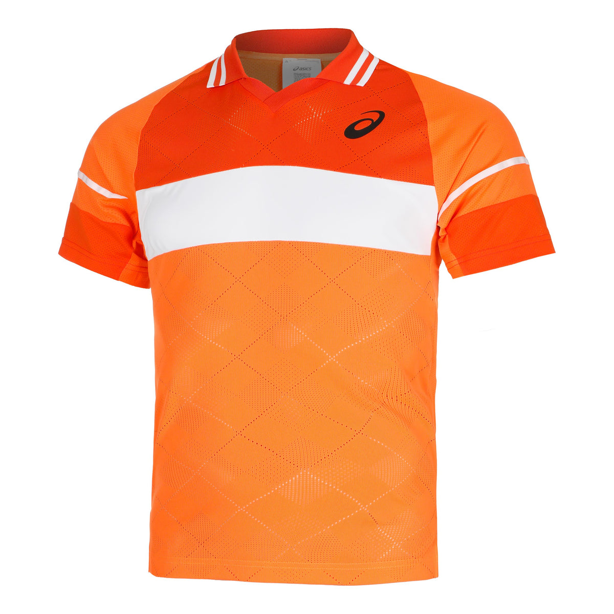 ASICS Match Actibreeze Polo Herren - koralle, orange