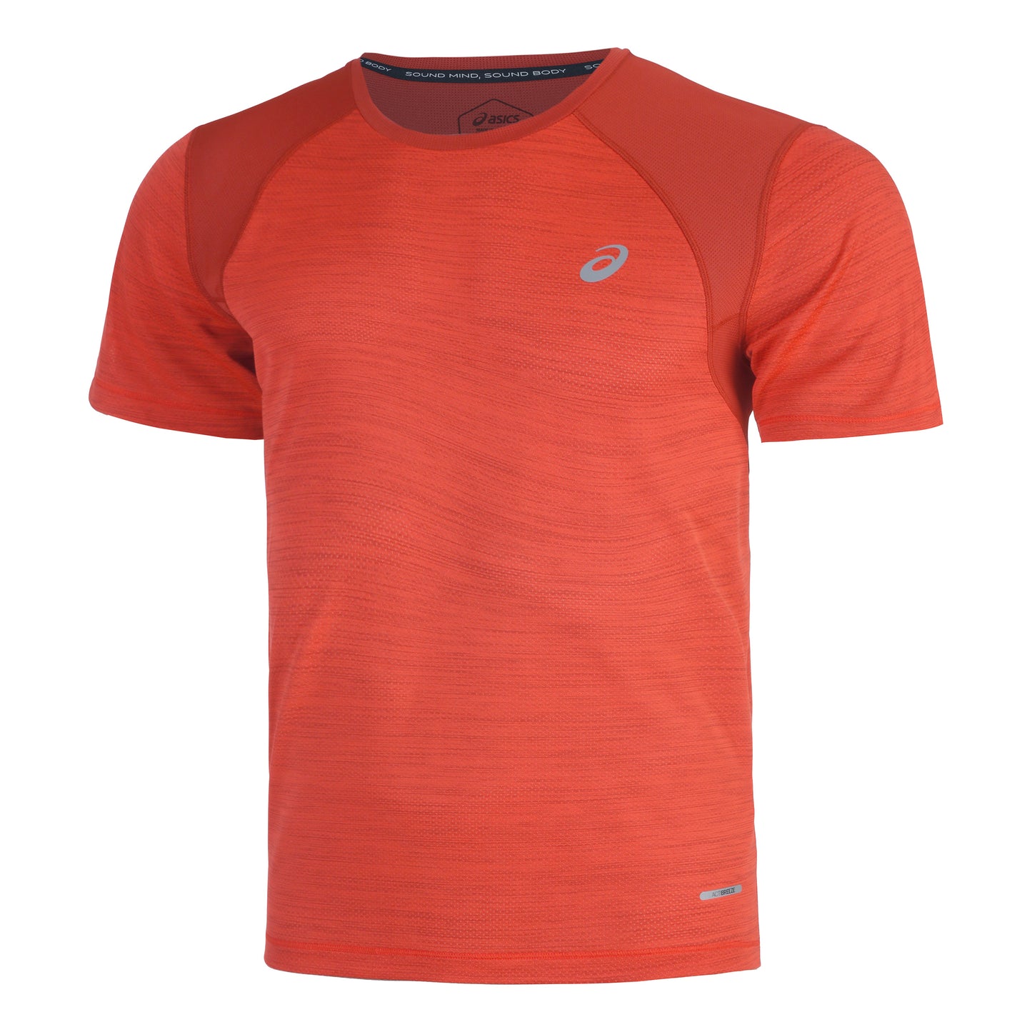 ASICS Road Laufshirt Herren - rot, orange