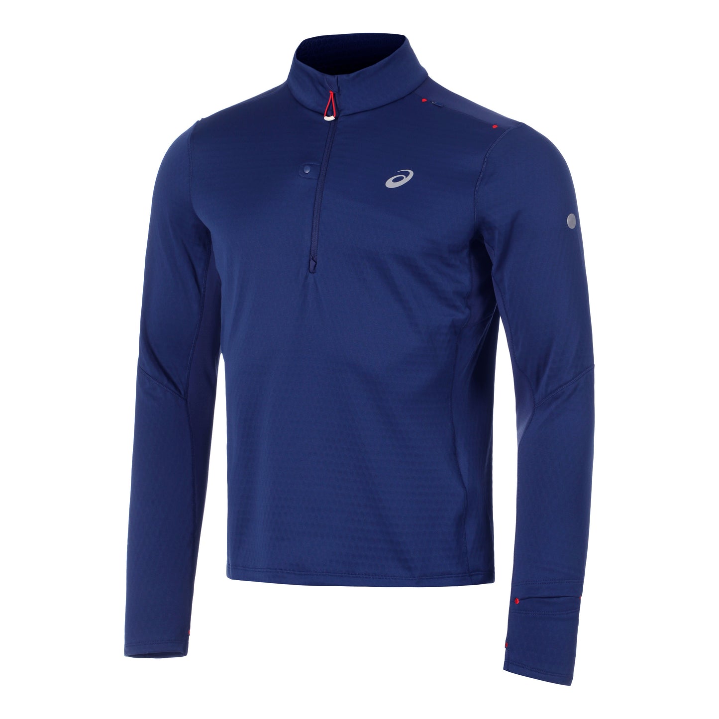ASICS Road Winter 1/2 Zip Laufshirt Herren - dunkelblau,