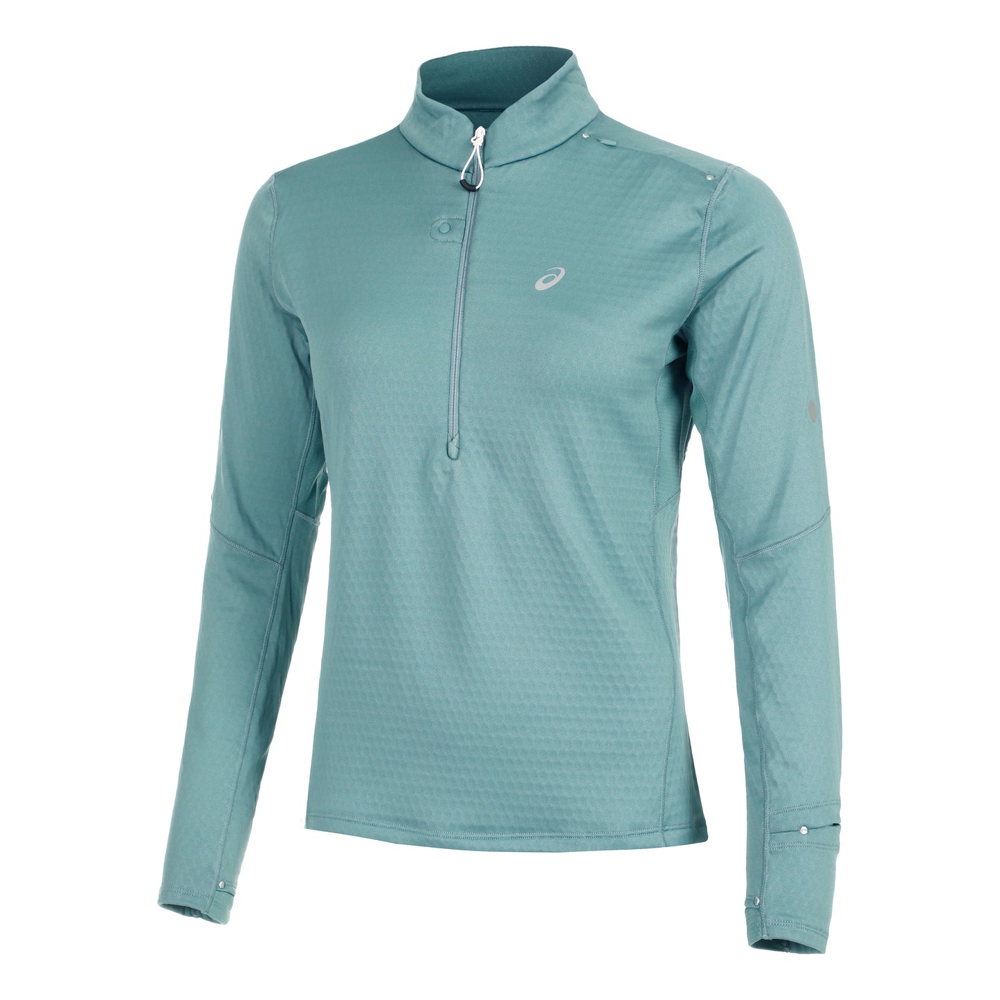 ASICS Road Winter 1/2 Zip Mid Layer Laufshirt Damen-Salbei