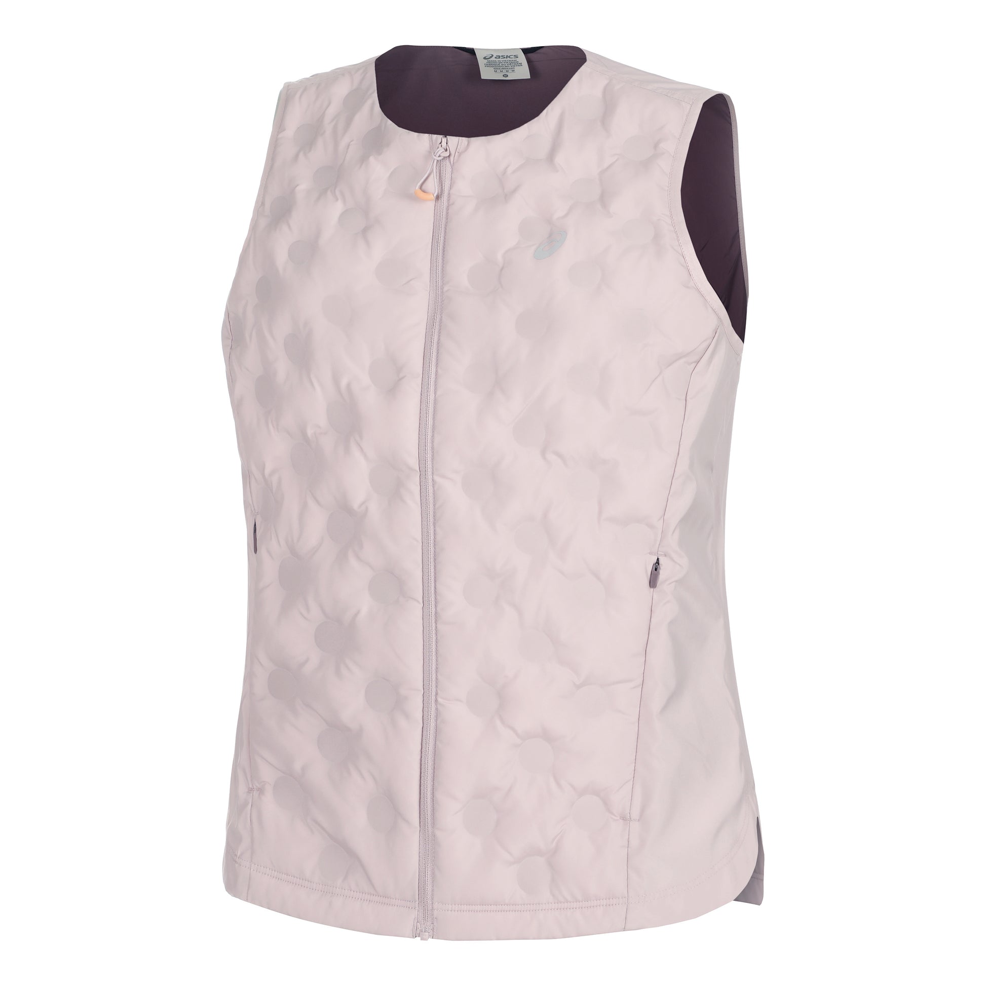 ASICS Nagino Run Padded Gilet Laufweste Damen - nude,