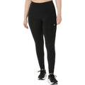 Road Winter High Waist Lauftight Damen-Schwarz