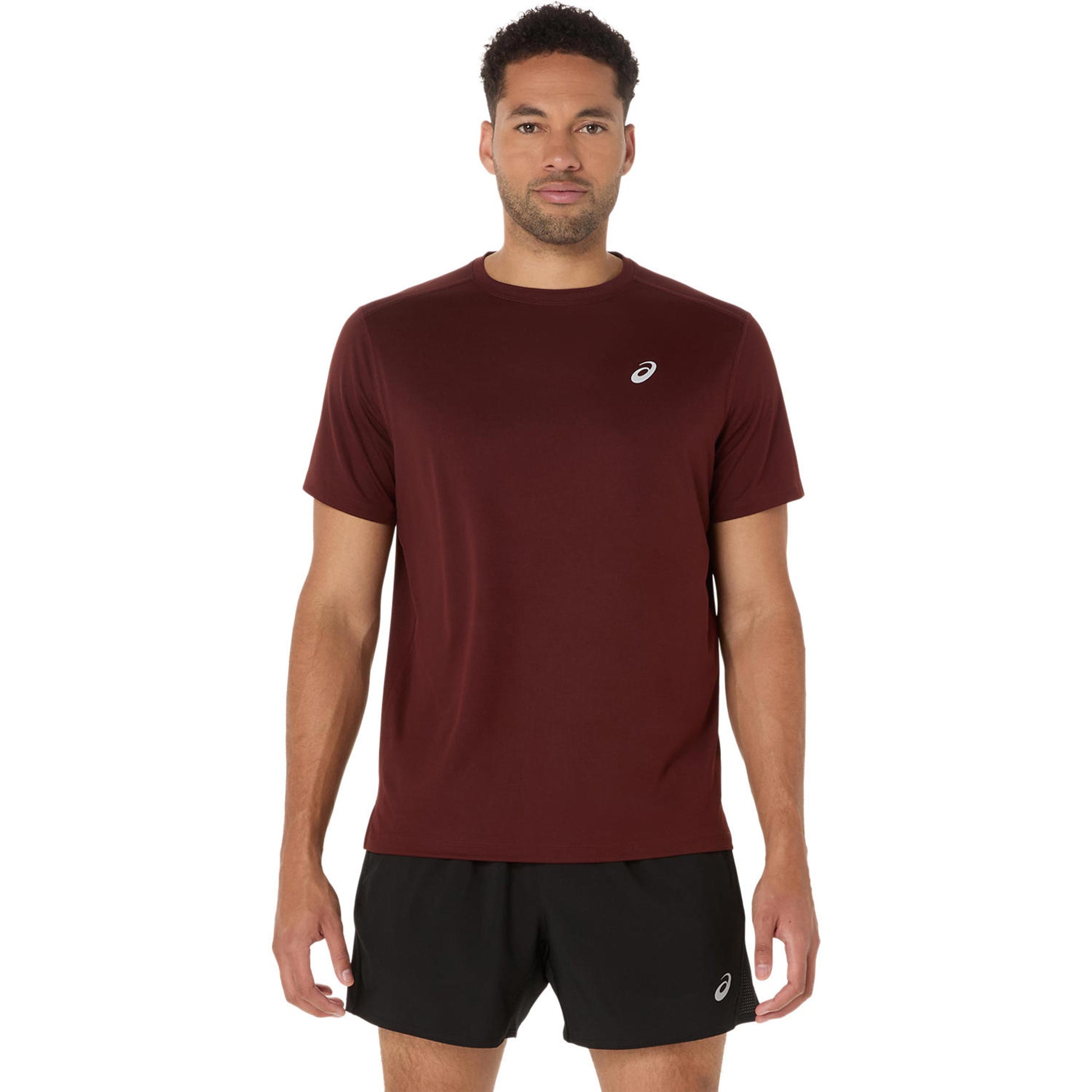 ASICS Core  Laufshirt Herren - weinrot