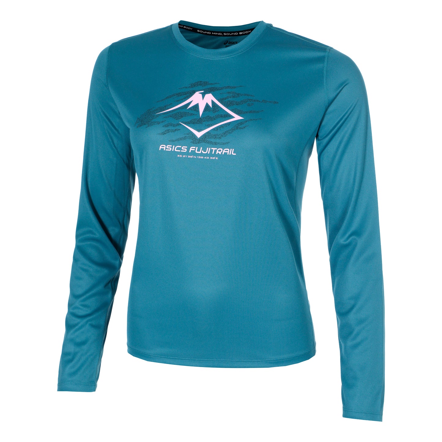 ASICS Fujitrail Logo Longsleeve Damen-Blau