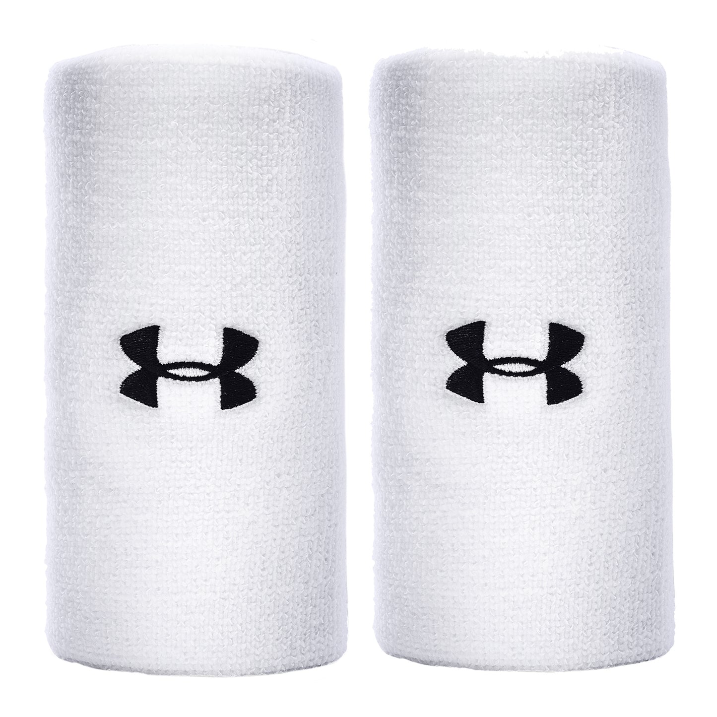 Under Armour Performance Schweißband 2er Pack lang - weiß, schwarz